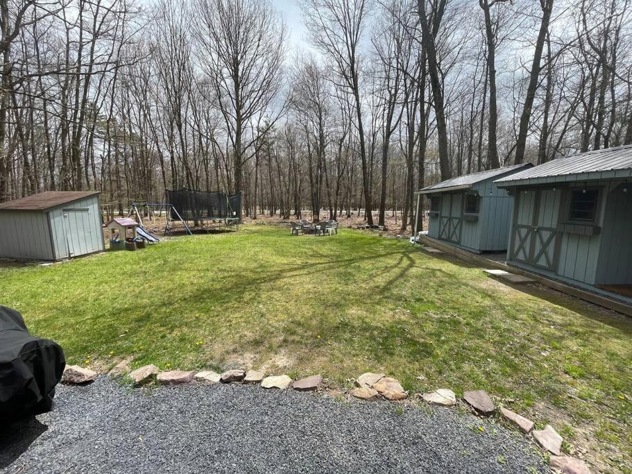 Modern Home Near Lake W Hottub, Game Room, Fireplace Albrightsville المظهر الخارجي الصورة