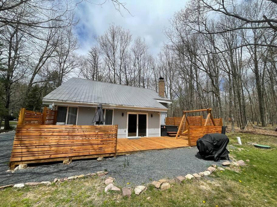 Modern Home Near Lake W Hottub, Game Room, Fireplace Albrightsville المظهر الخارجي الصورة
